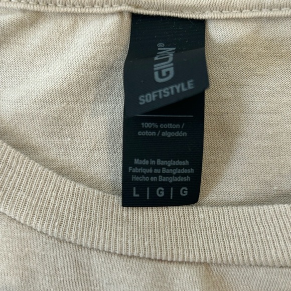 NWOT Gildan Thankful Pumpkin Faux Glitter Shirt - Picture 4 of 5